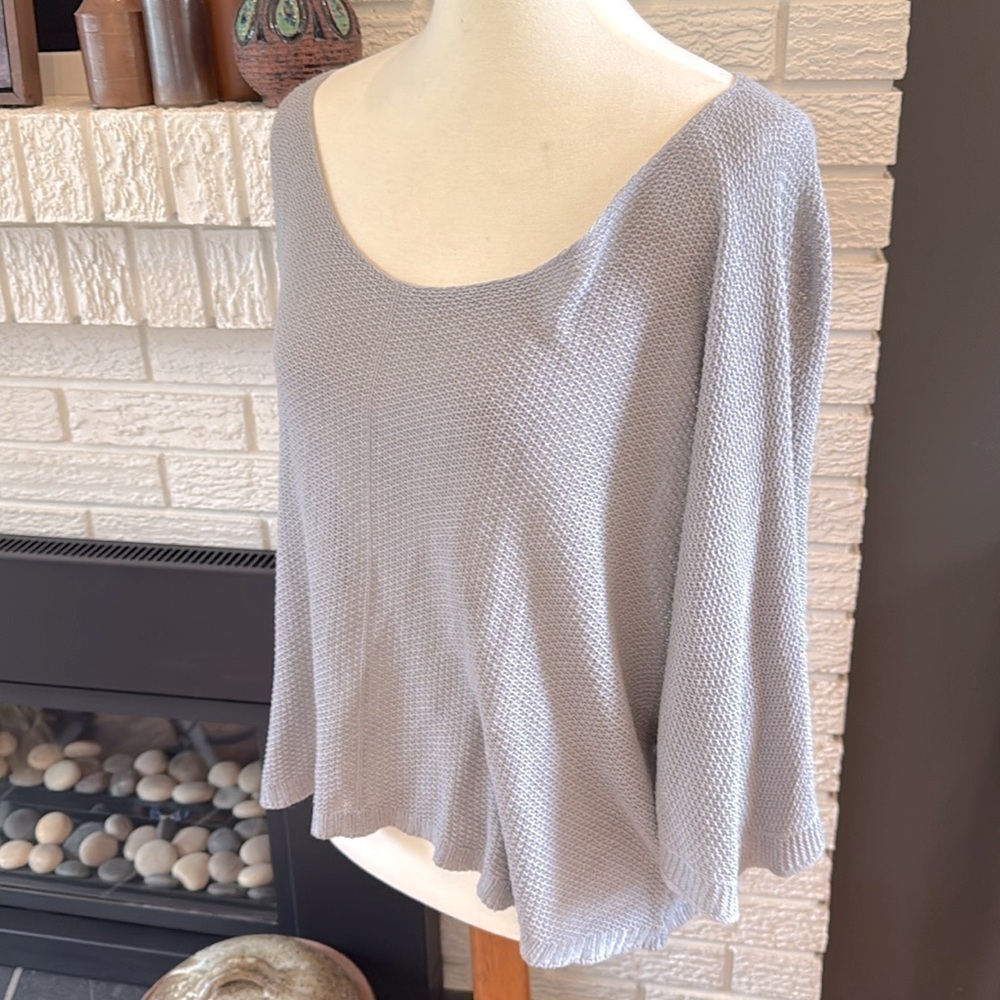 Italian made  modal  knitted oversized top